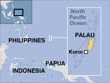 Palau map (BBC)