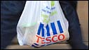 Tesco carrier bag (file)